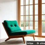 스트레스 해소를 위한 디지털 디톡스 - A cozy and modern living room corner designed as a screen-free zone, featuring a comfortable armchai...